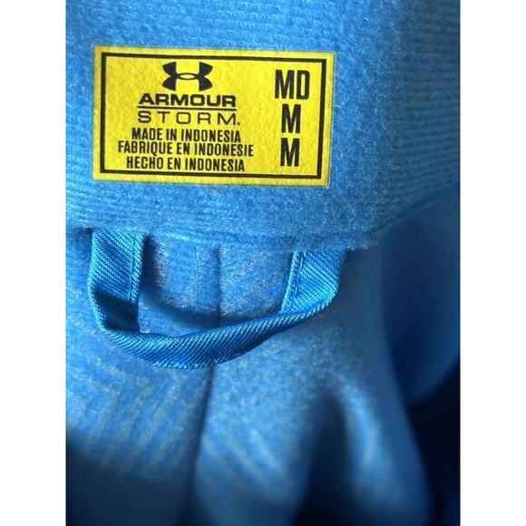 Under Armor Ski Pants Womens Medium Blue Storm Coldgear Primaloft Fader 1238212 - Picture 2 of 14